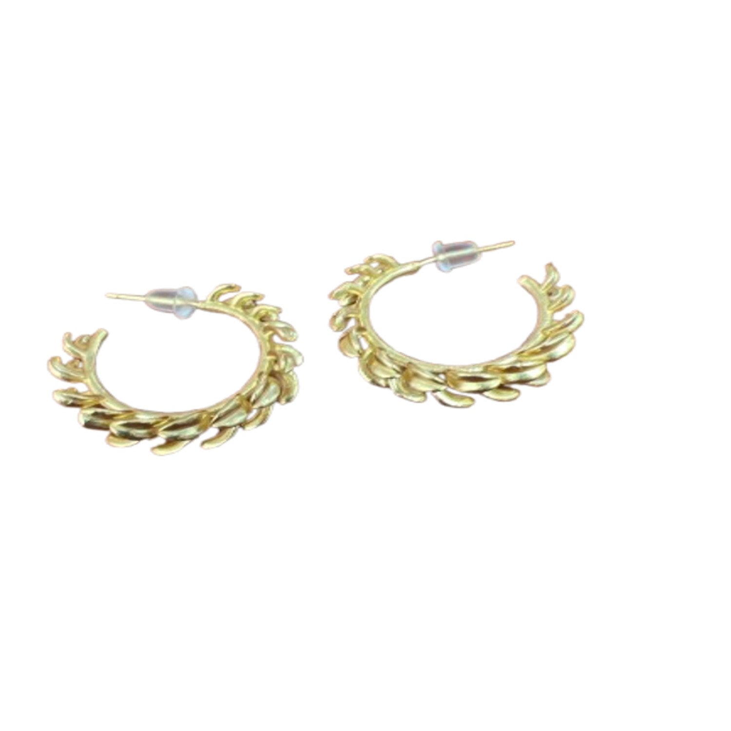 Botanical Hoop Earrings