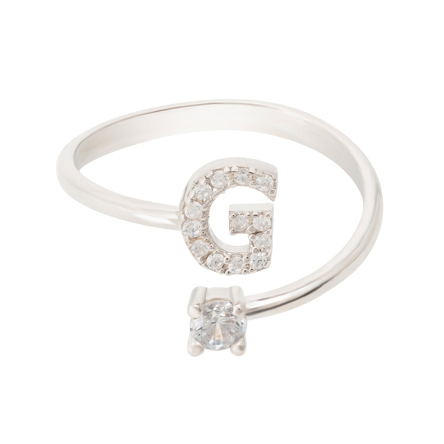 Initial Ring Silver G