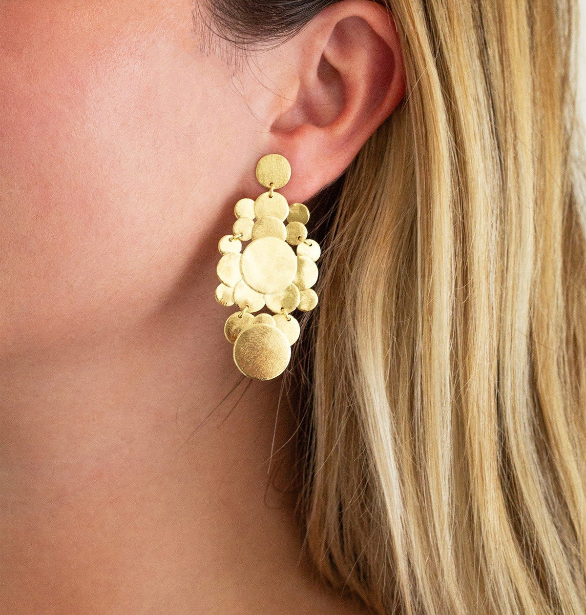 Divya Multi coin Earrings