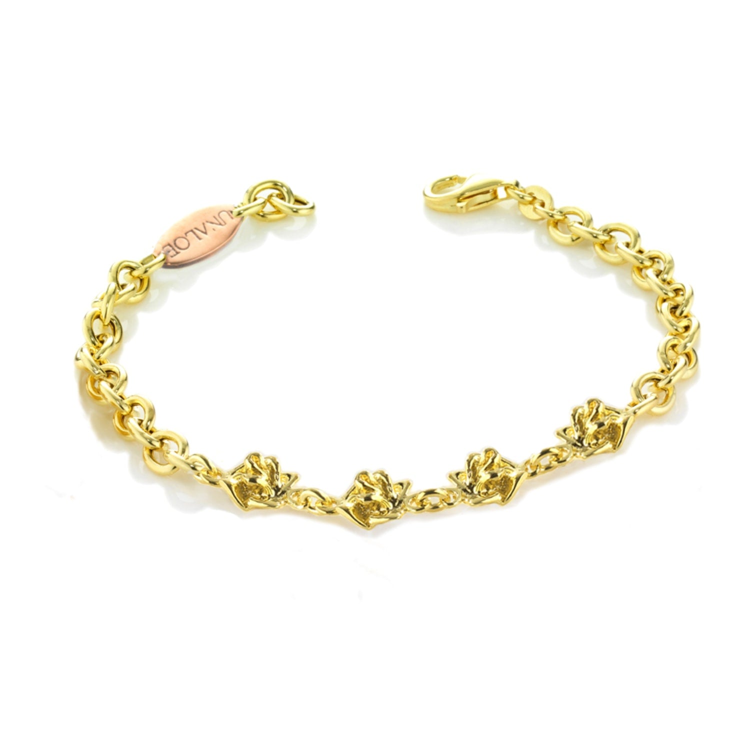 Bracelet Alba Gold Plated On Sterling Silver
