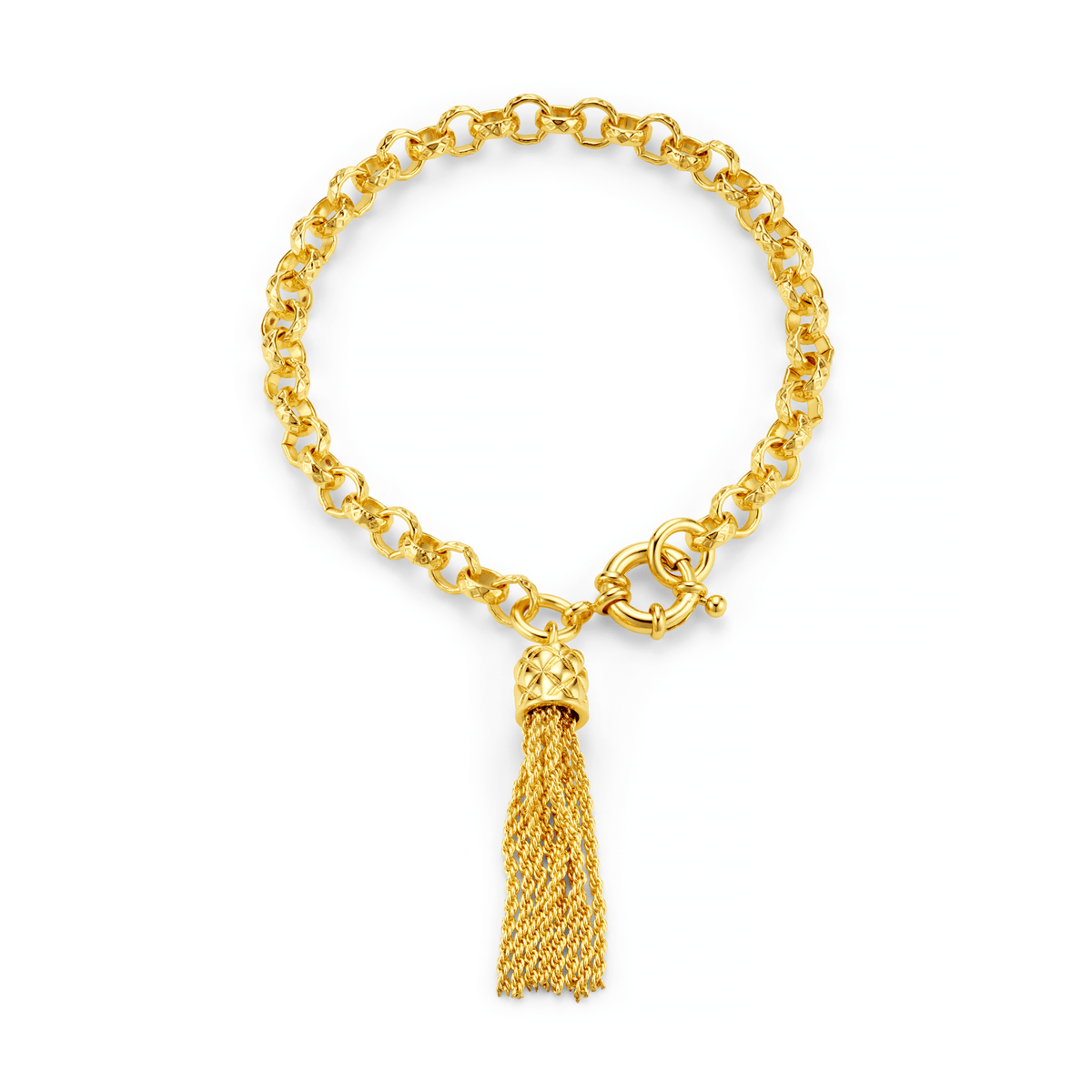 Chain & Tassel Bracelet