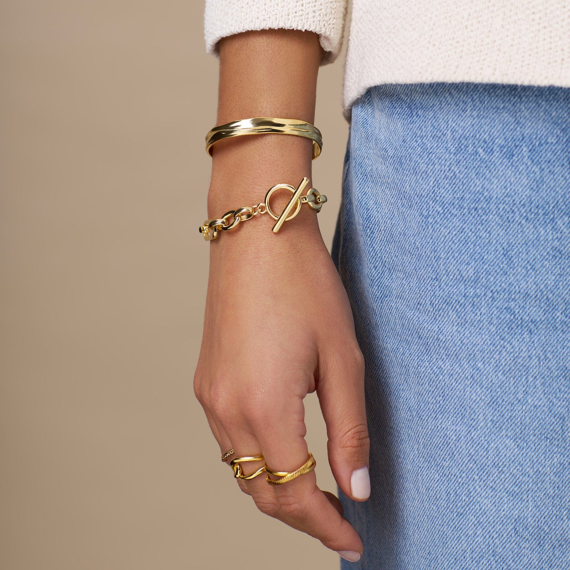 Organic Molten Bangle