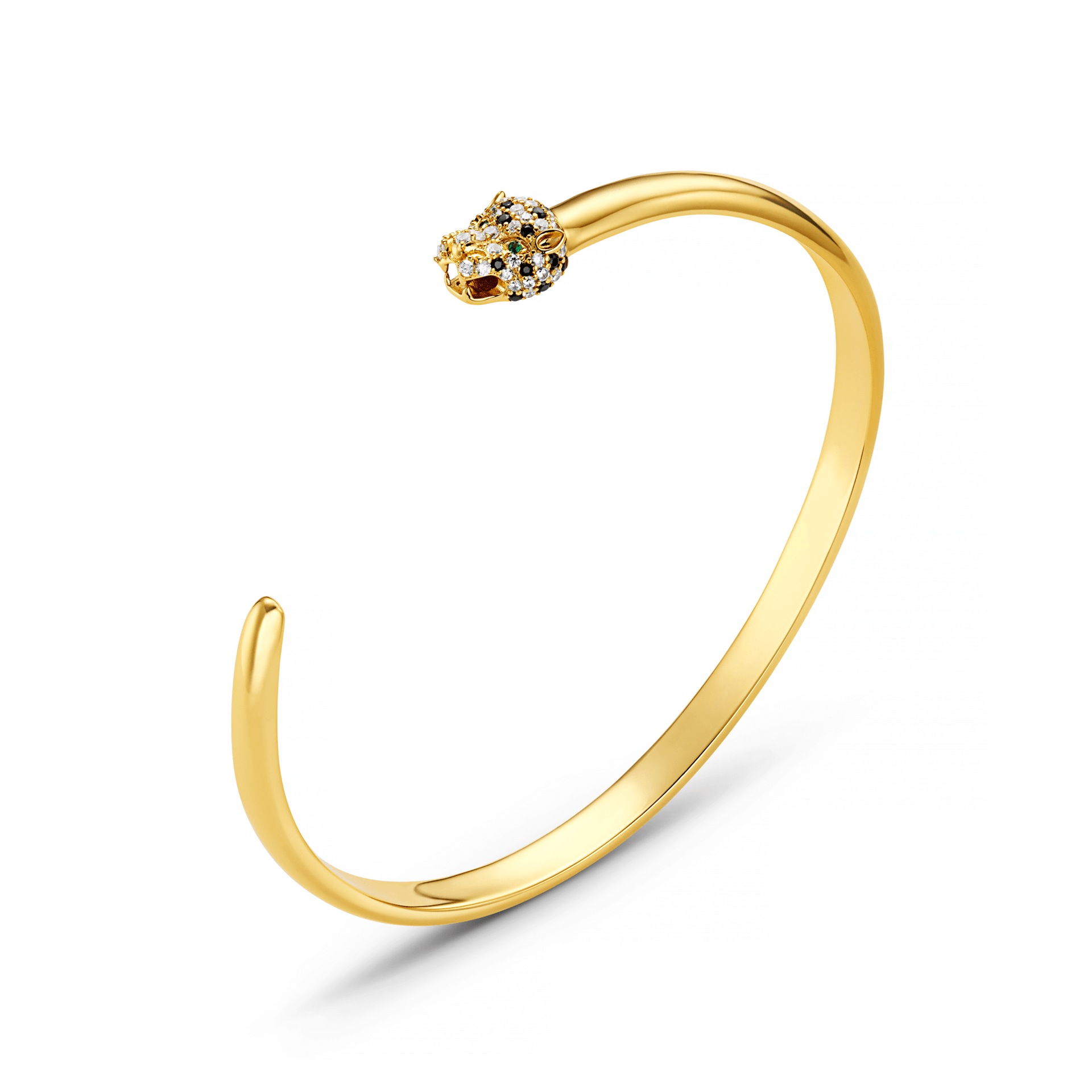Pave Panther Bangle