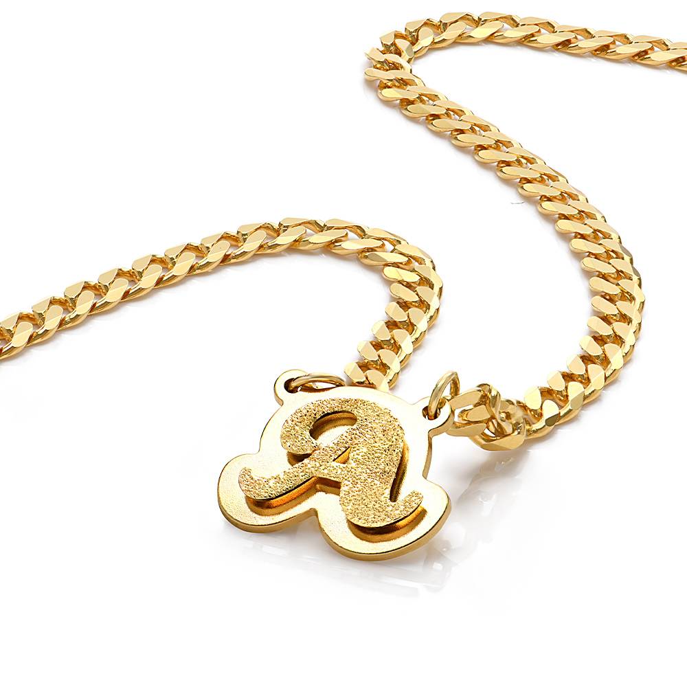 Brandi Double Plated Name Necklace in 18K Gold Vermeil