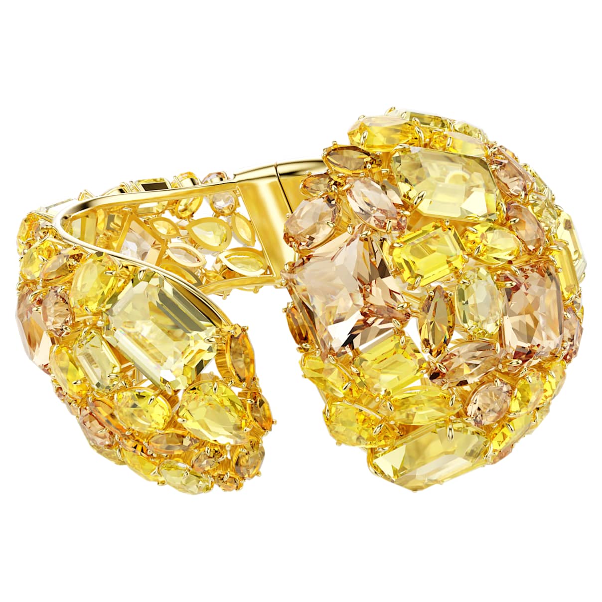 GEMA CUFF YELLOW GOLD TONE PLATED