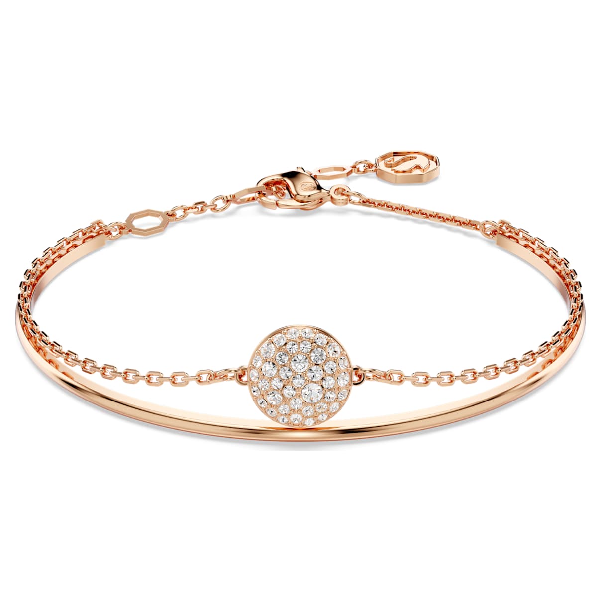 SUBLIMA BANGLE WHITE ROSE GOLD TONE PLATED