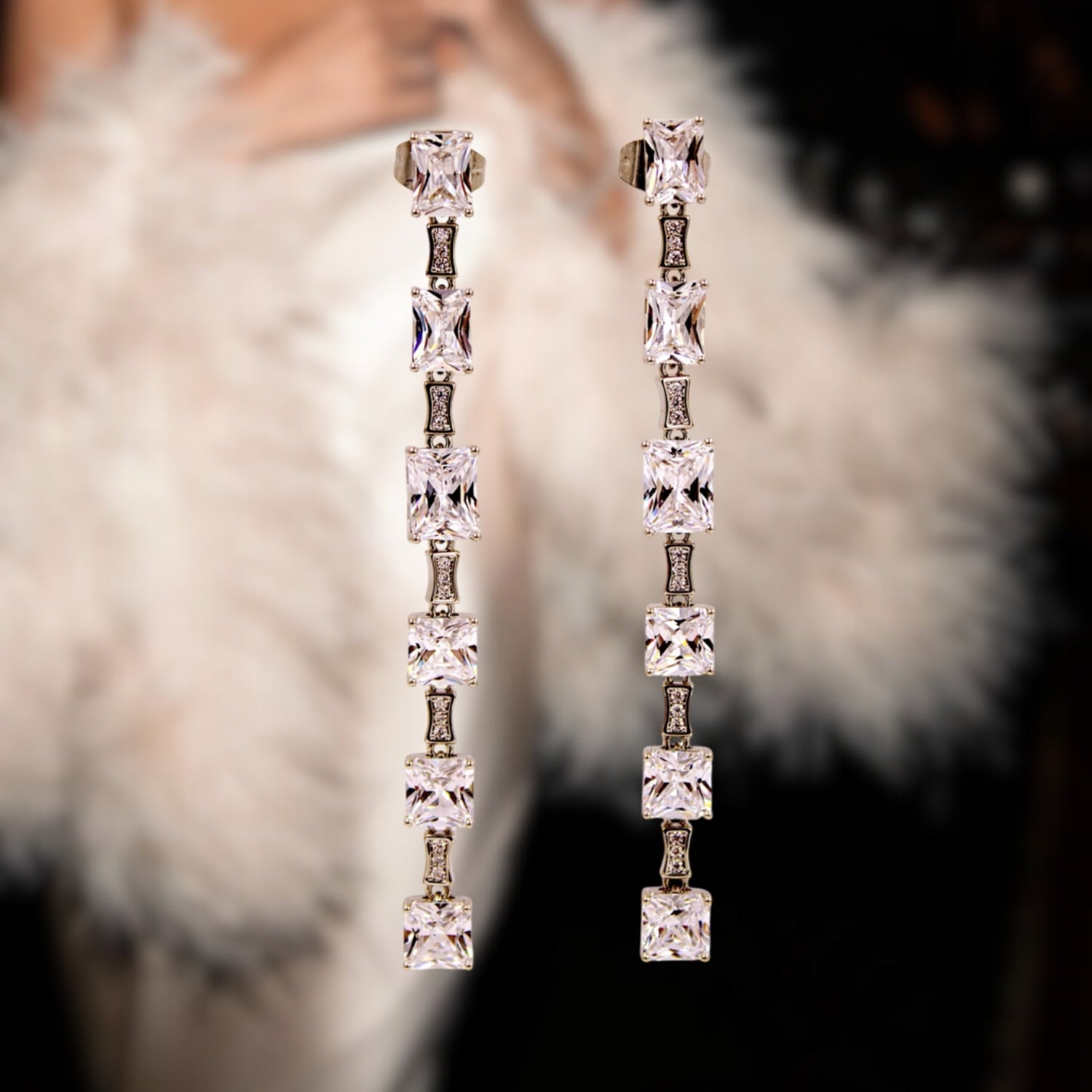 Bridal Bloom Swarovski Earrings