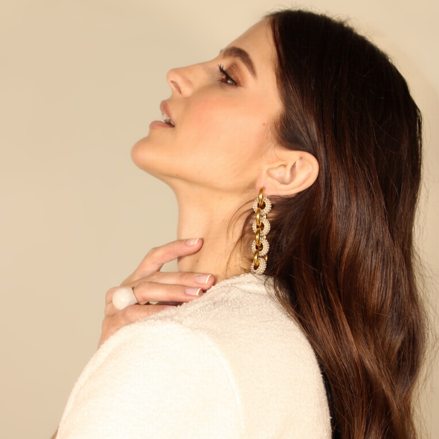 Bridal Pearl Harmony Drop Earrings