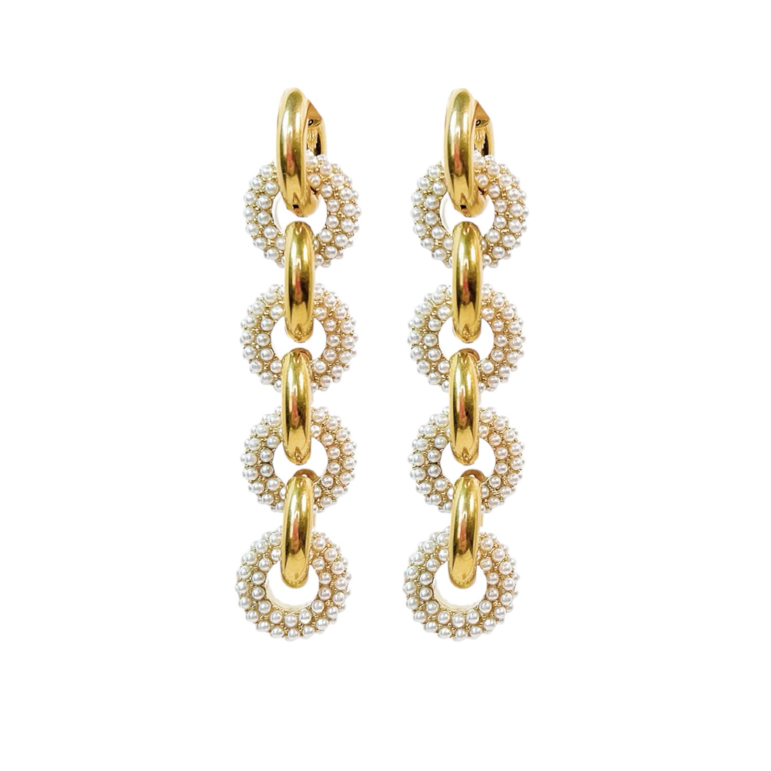 Bridal Pearl Harmony Drop Earrings