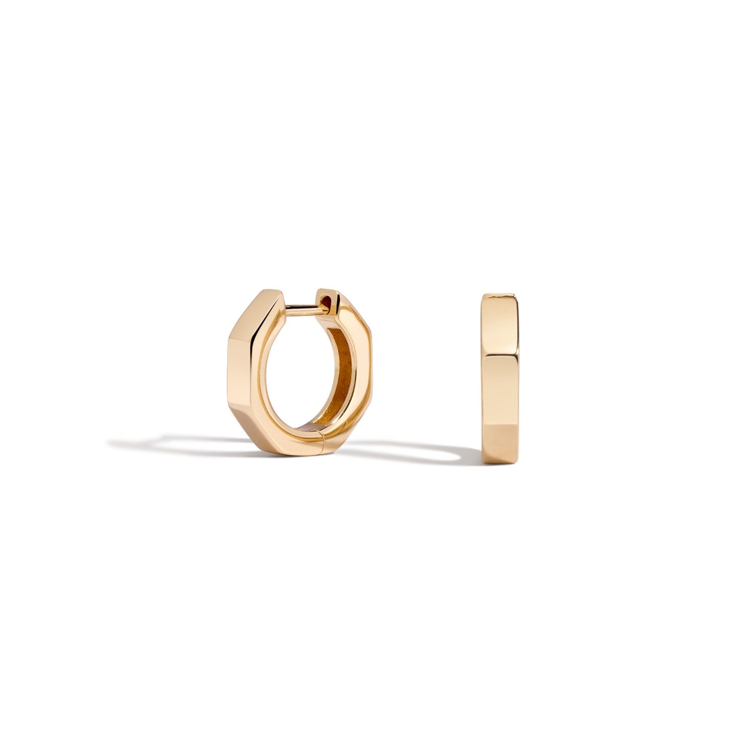 Brightside Earrings - Small Gold Huggie Earrings
