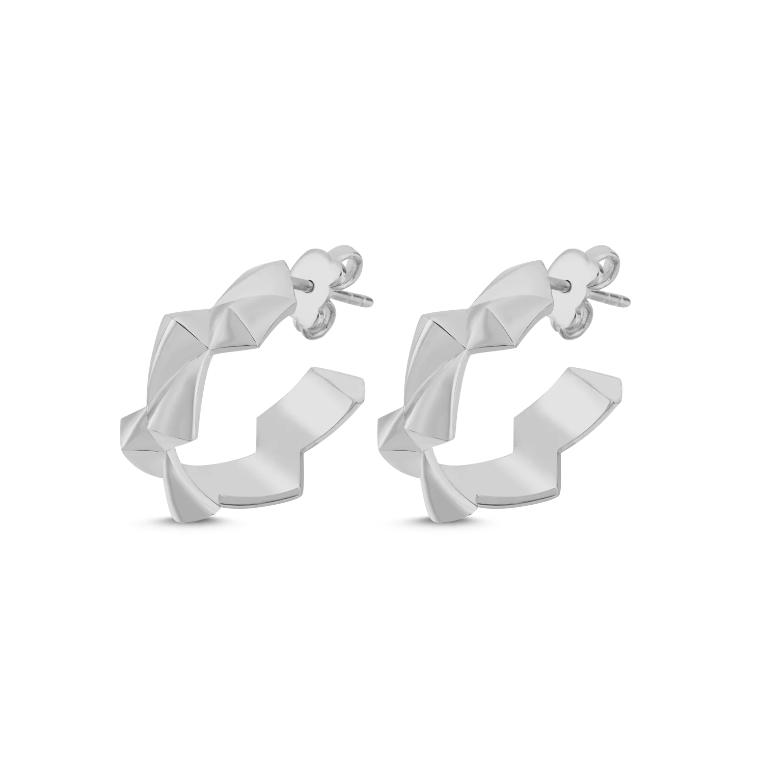 Brisk Hoop Earring Silver