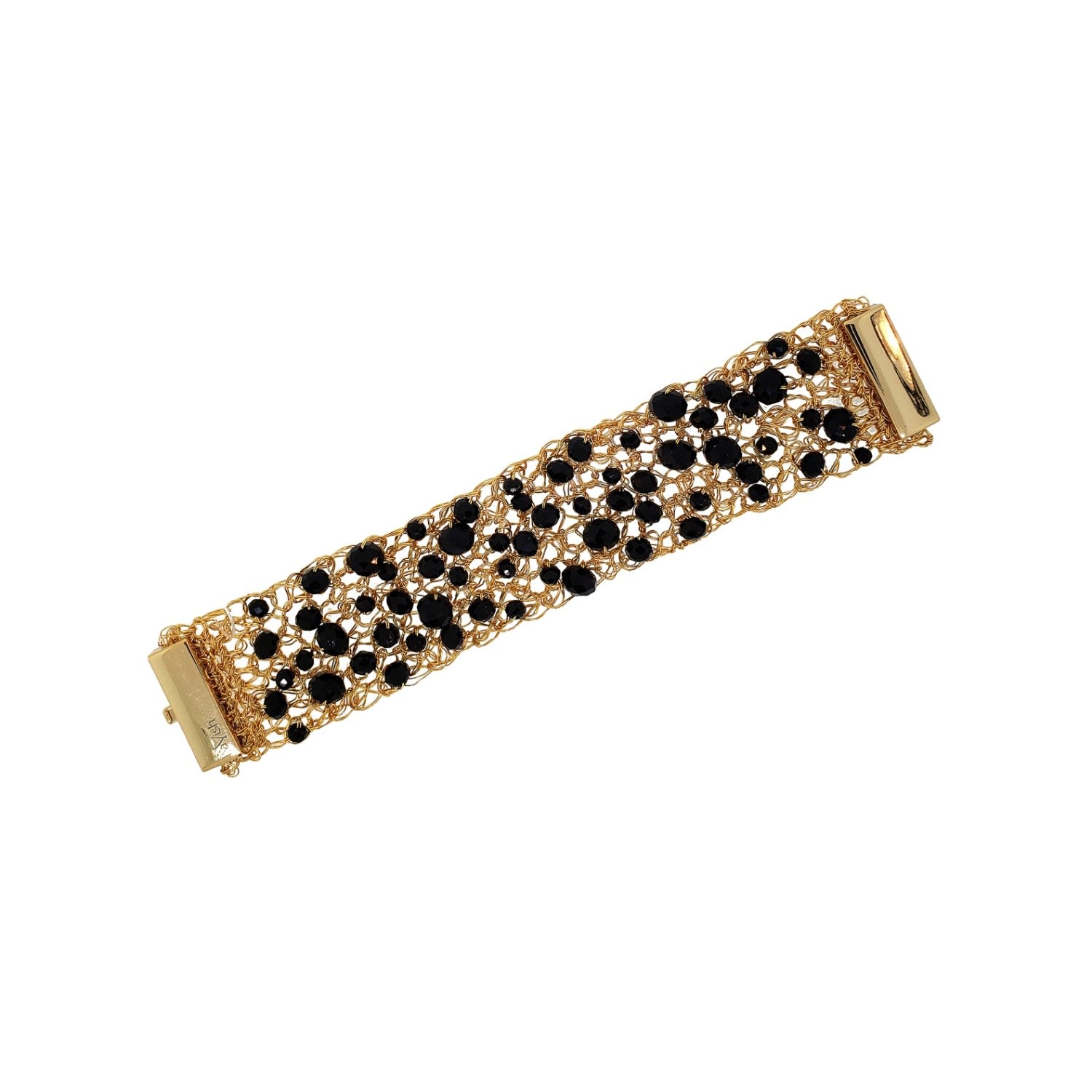 Black & Gold Aurora Handmade Bracelet