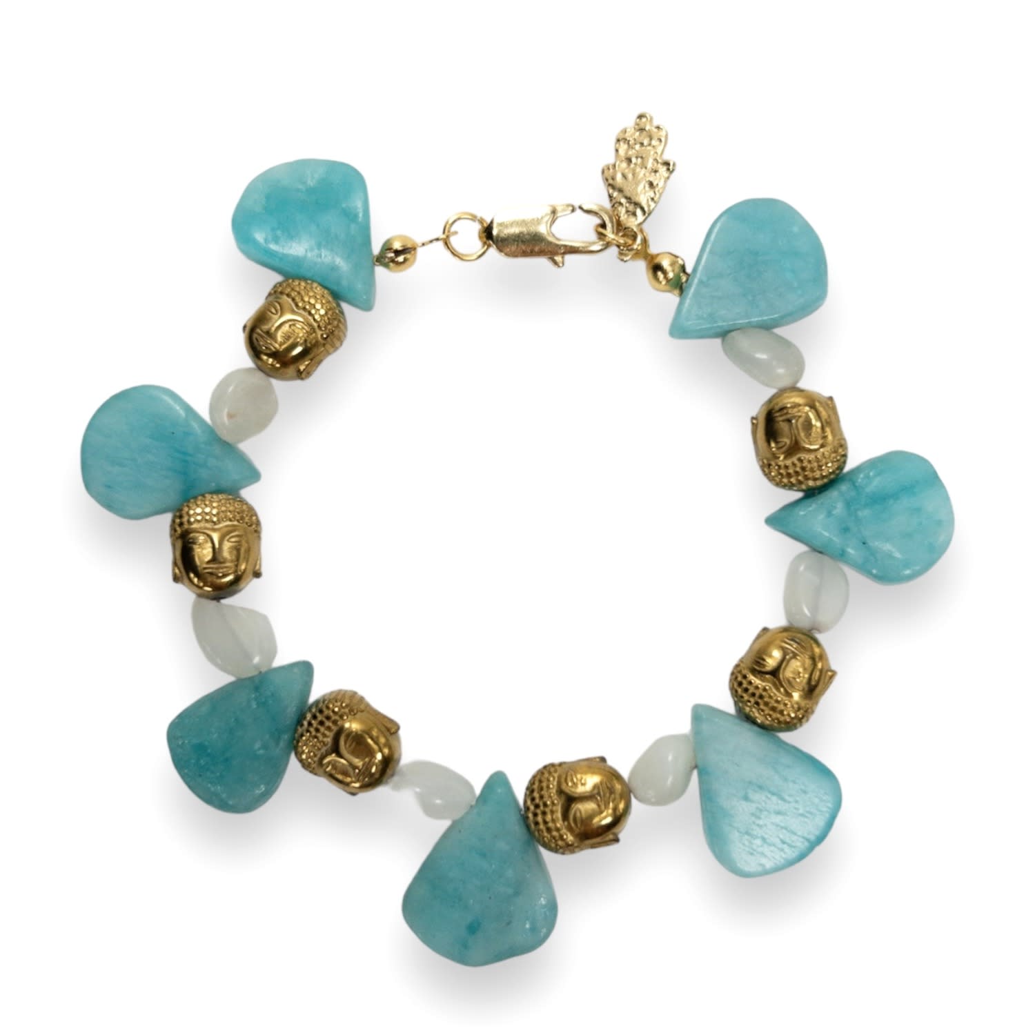 Buddha Amazonite Baded Bracelet