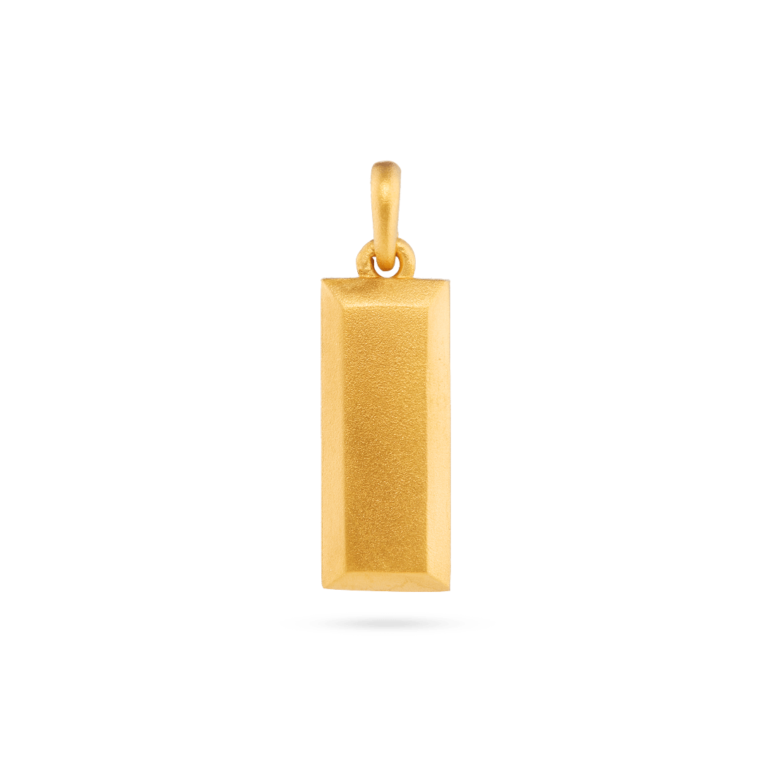 Gold Bullion Bar Pendant