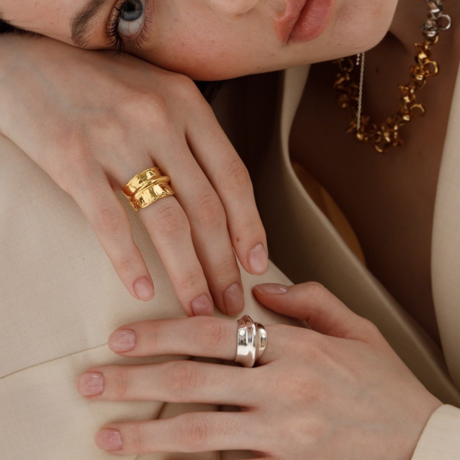 Matias Gold Butter Ring