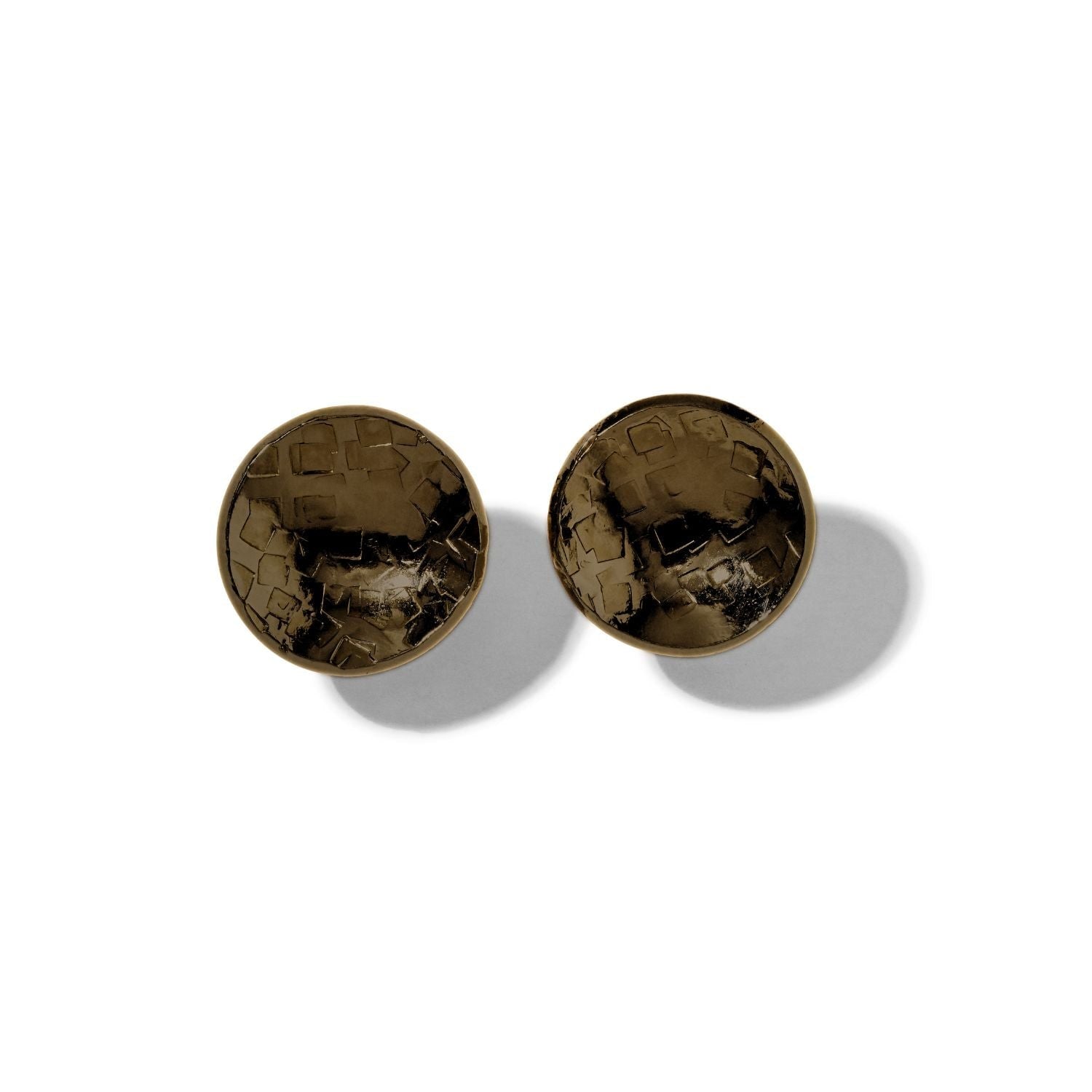 Buttercup Antique Textured Stud Post Earrings