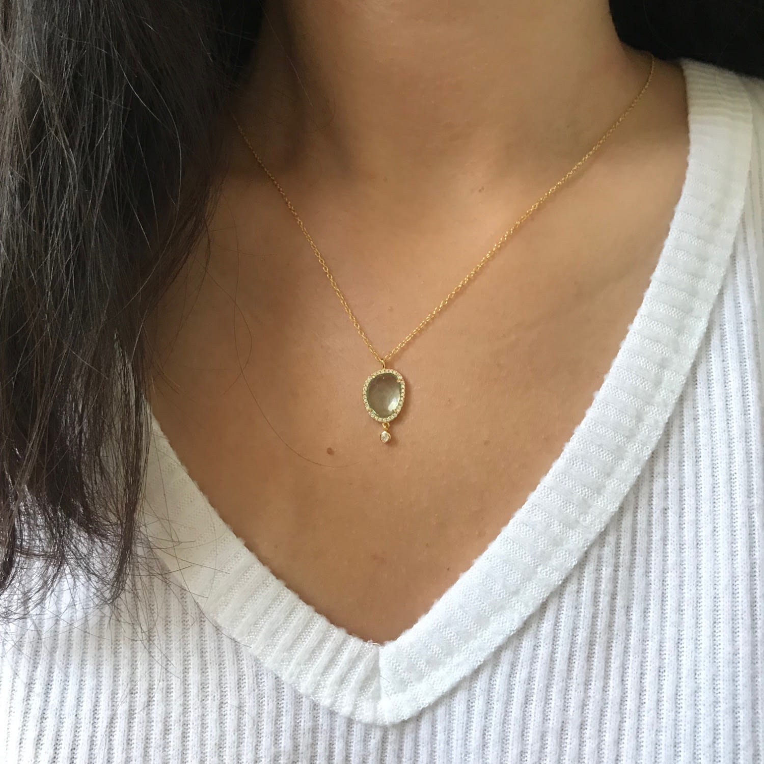 Johari Necklace - Paraiba Green