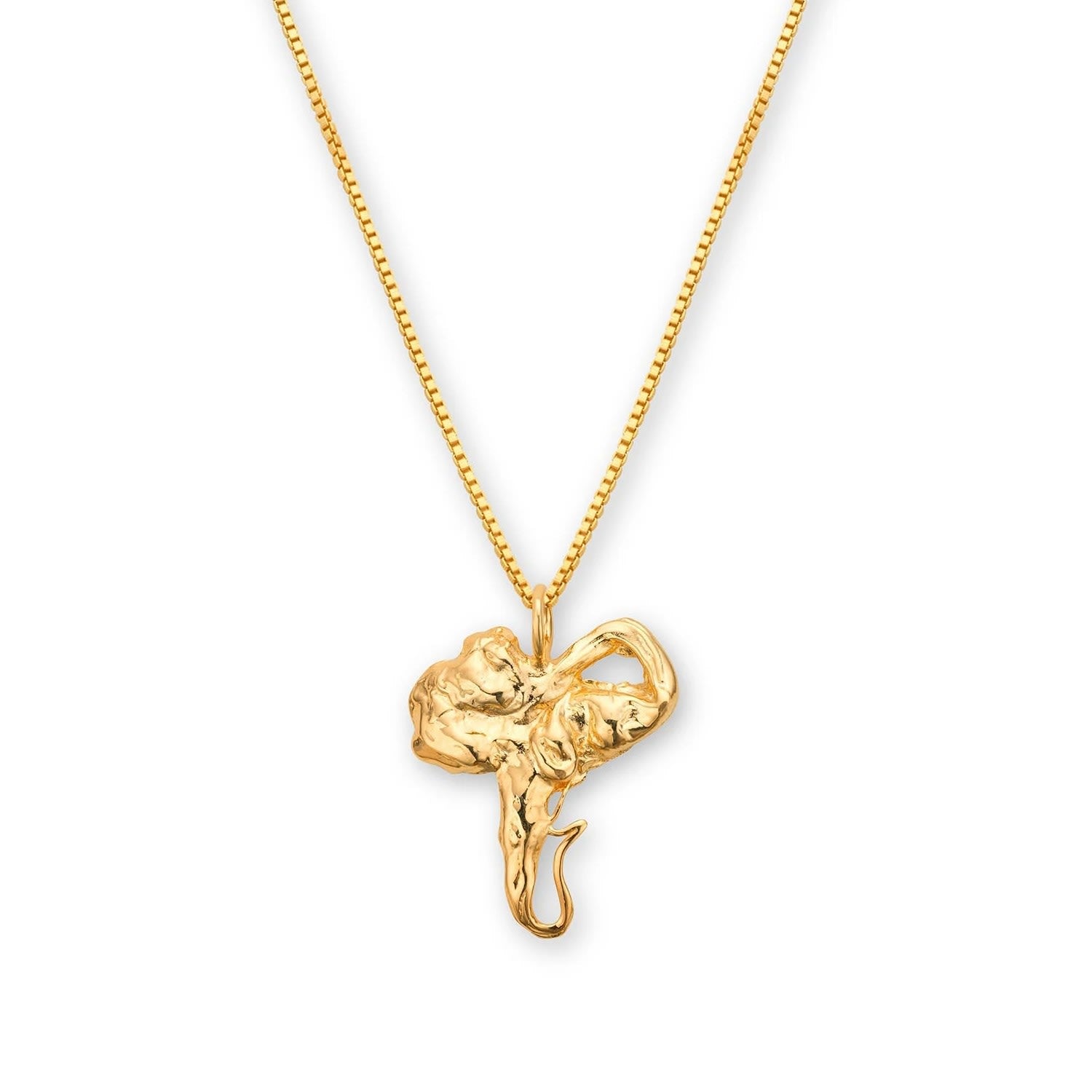 Euphoria Elephant Necklace 14K Gold