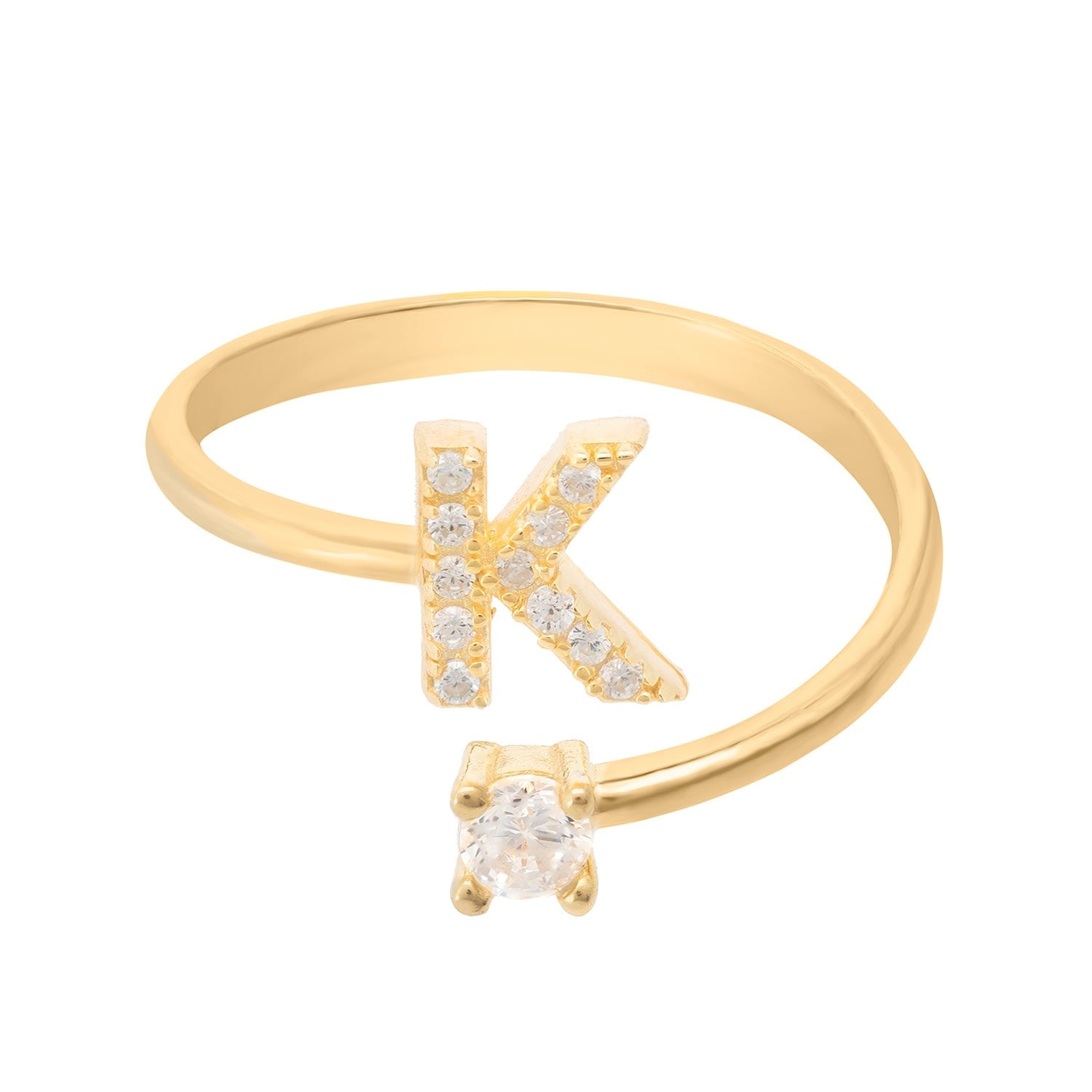 Initial Ring Gold K