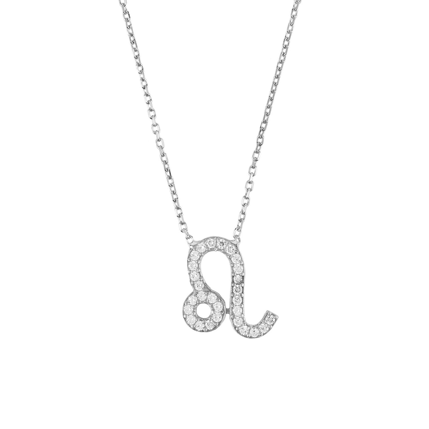 Zodiac Necklace Silver Leo