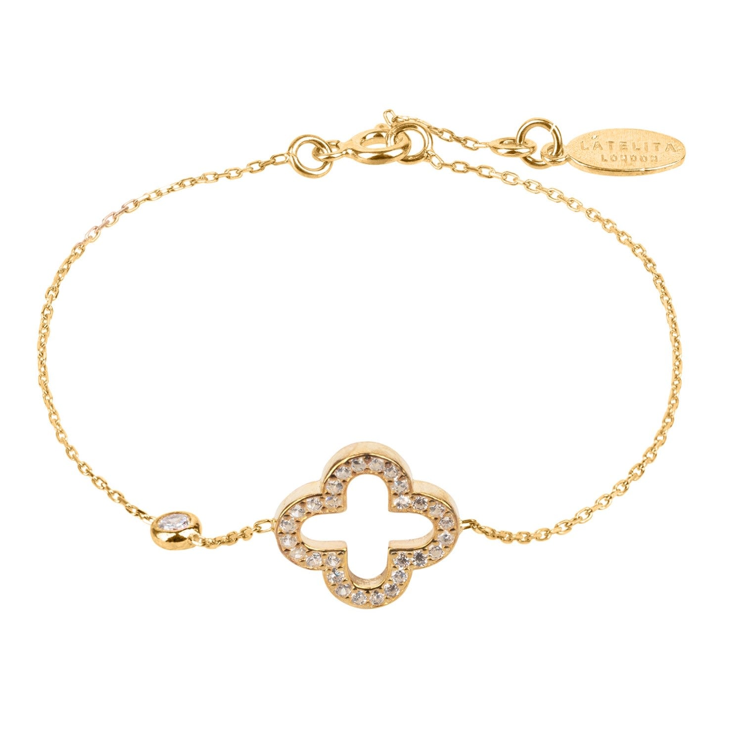 Byzantine Clover Bracelet Gold