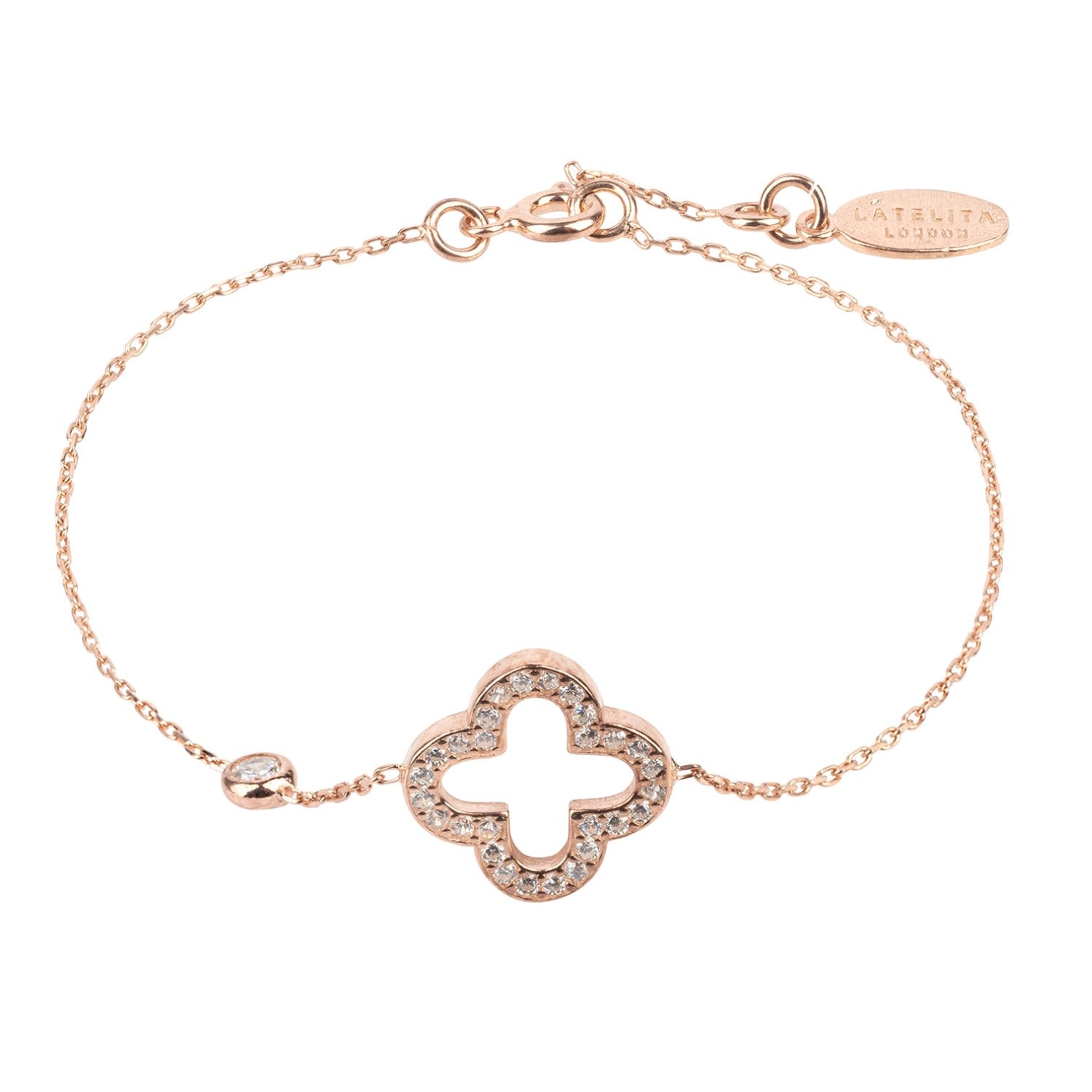 Byzantine Clover Bracelet Rosegold