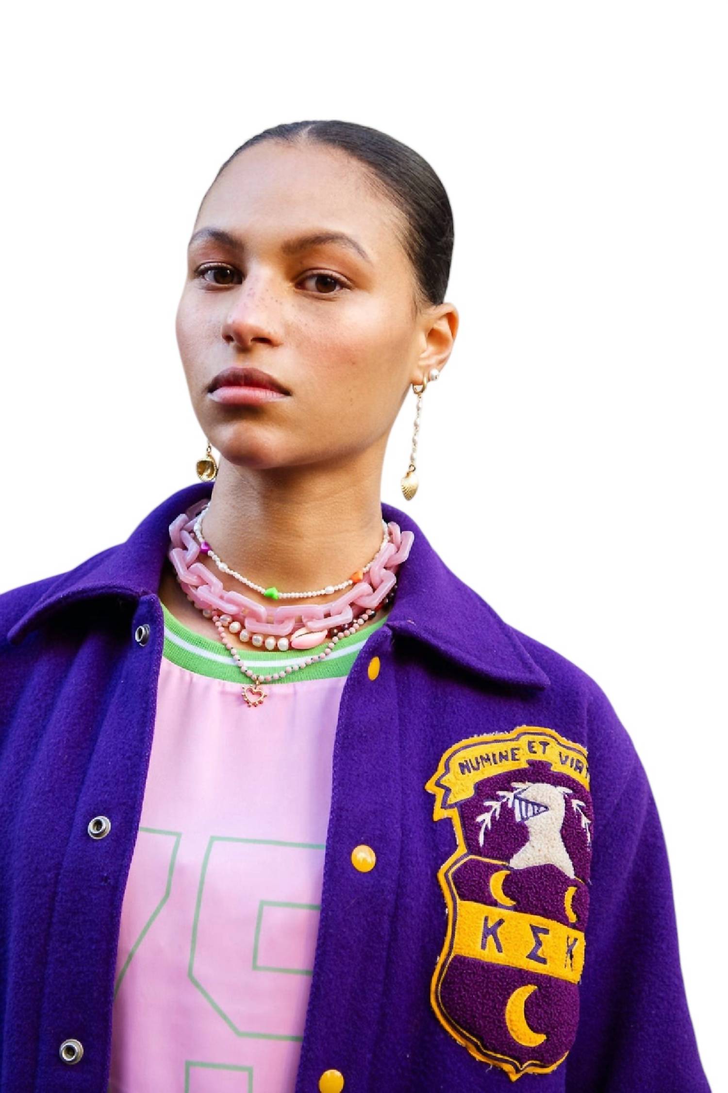 Women's Bodhi Pearl Heart Necklace In Gold Multi