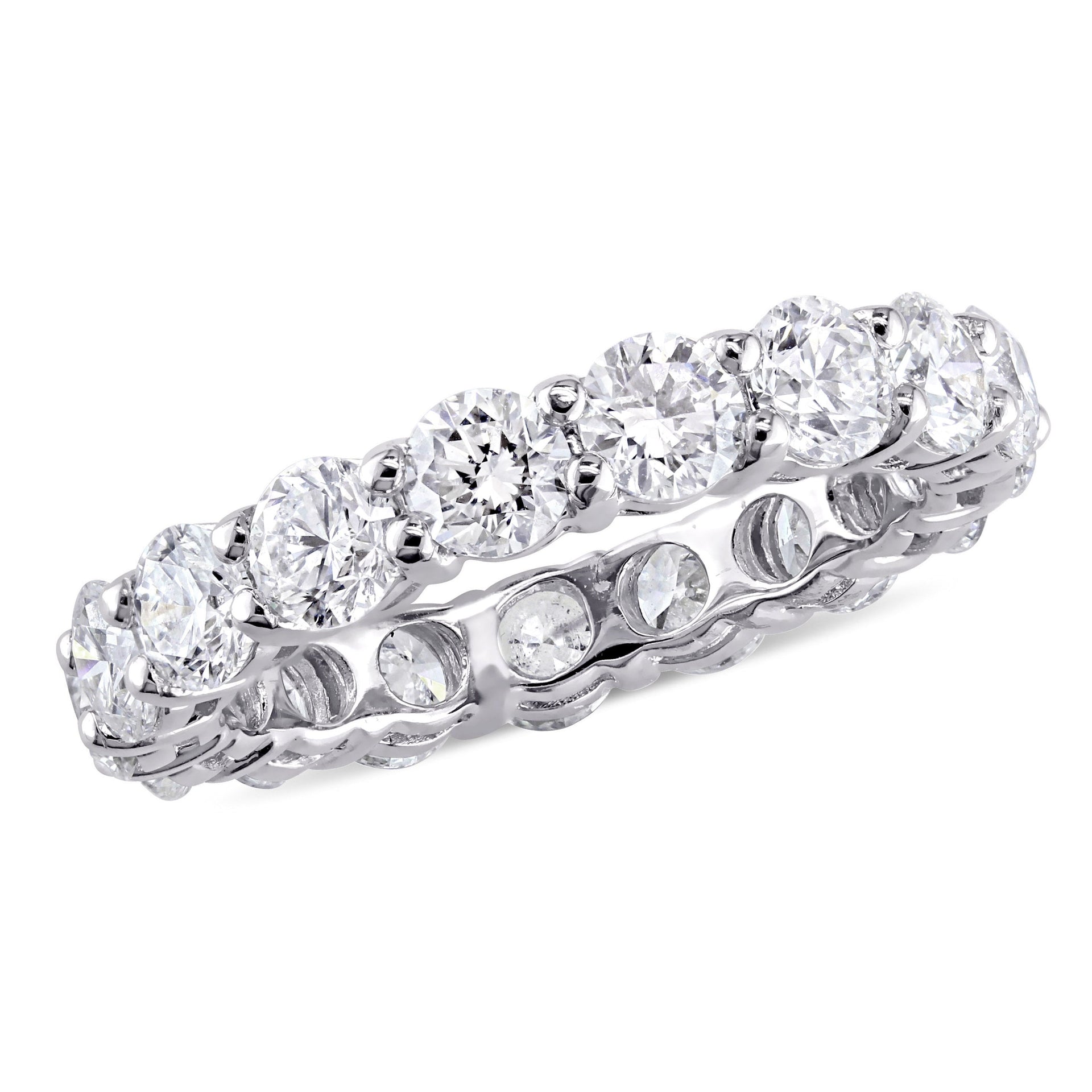 4 ct TW Diamond Eternity Band in 18k White Gold