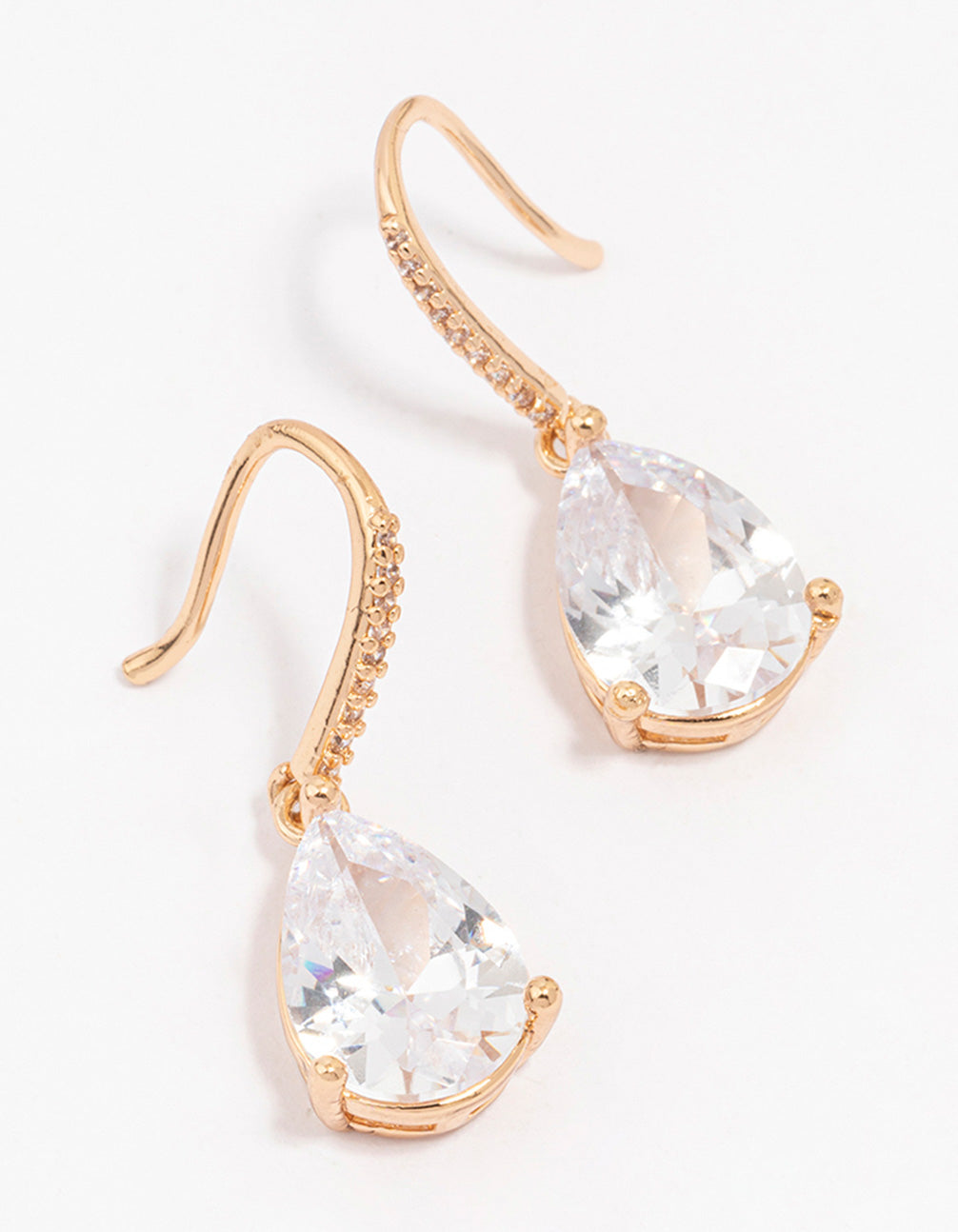 Lovisa - Gold Fine Pear Drop Earrings I Hypoallergenic I Classic And Stylish I Perfect For Daily Wear I Durable And Comfortable