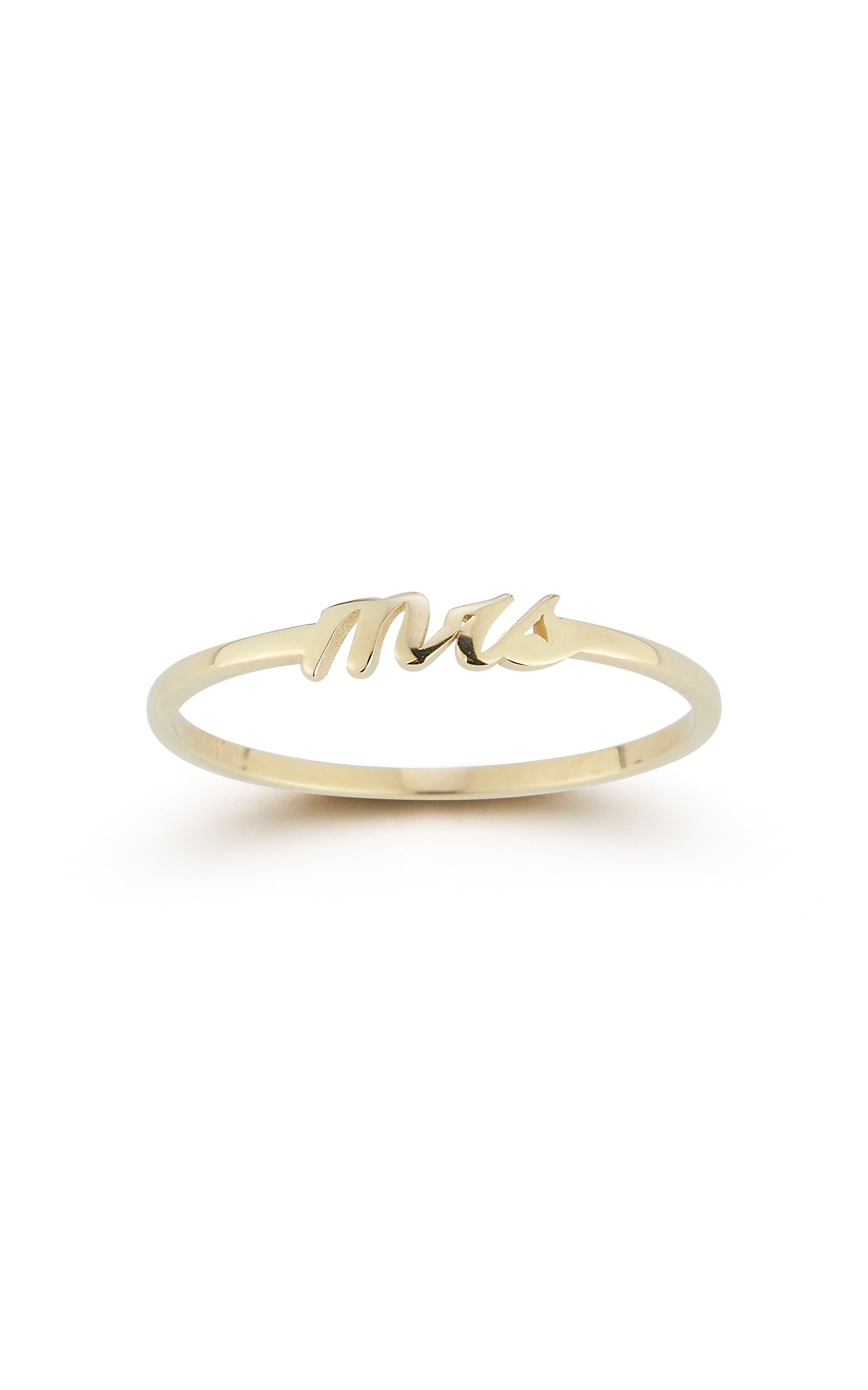 14K Gold Mrs Ring