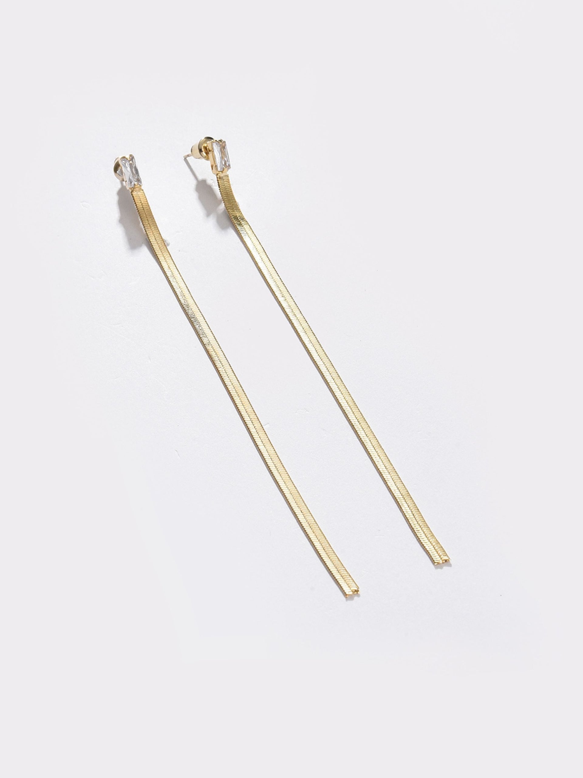 Gold-toned Contemporary Ear Cuff Earrings