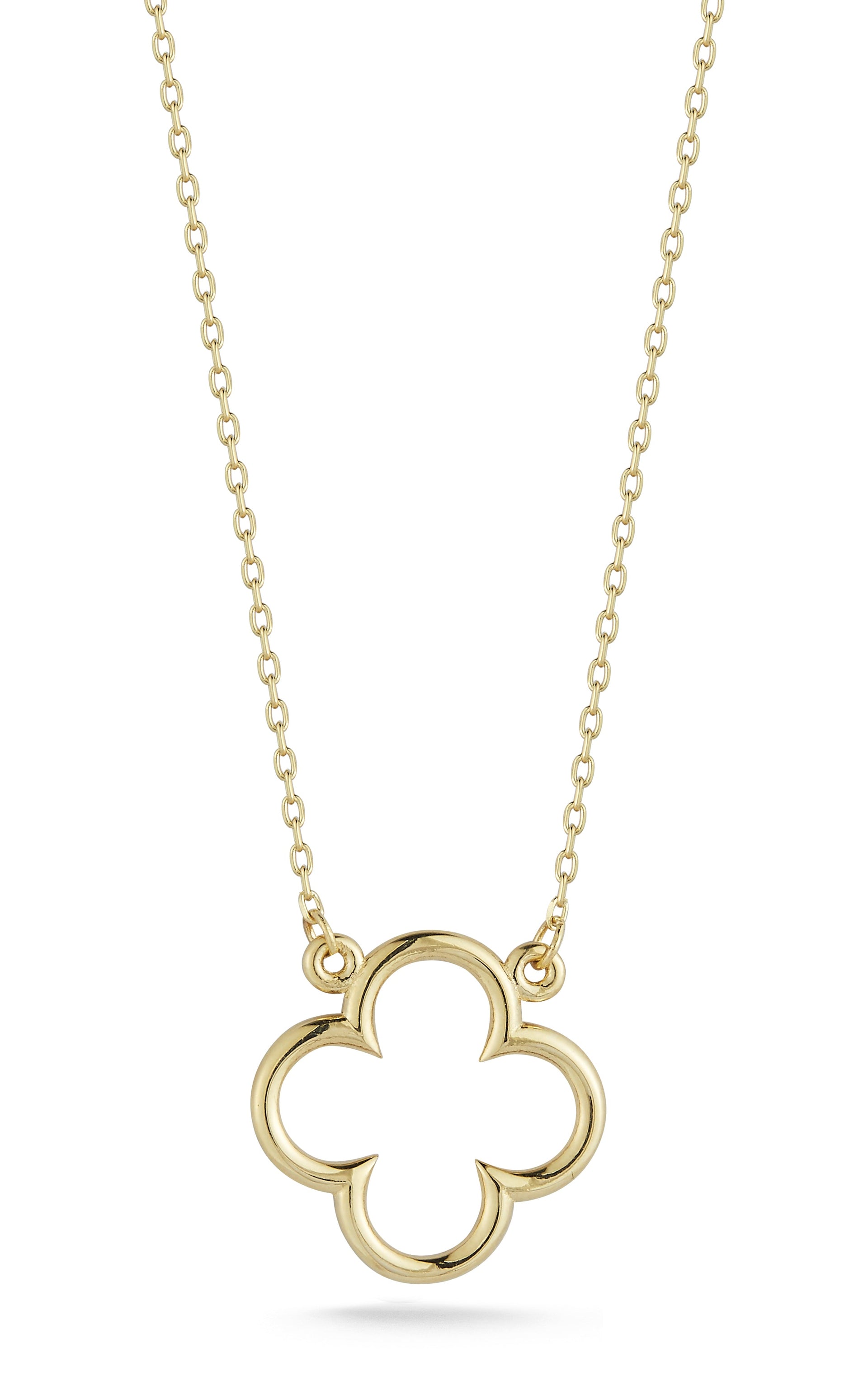 14K gold Clover Necklace