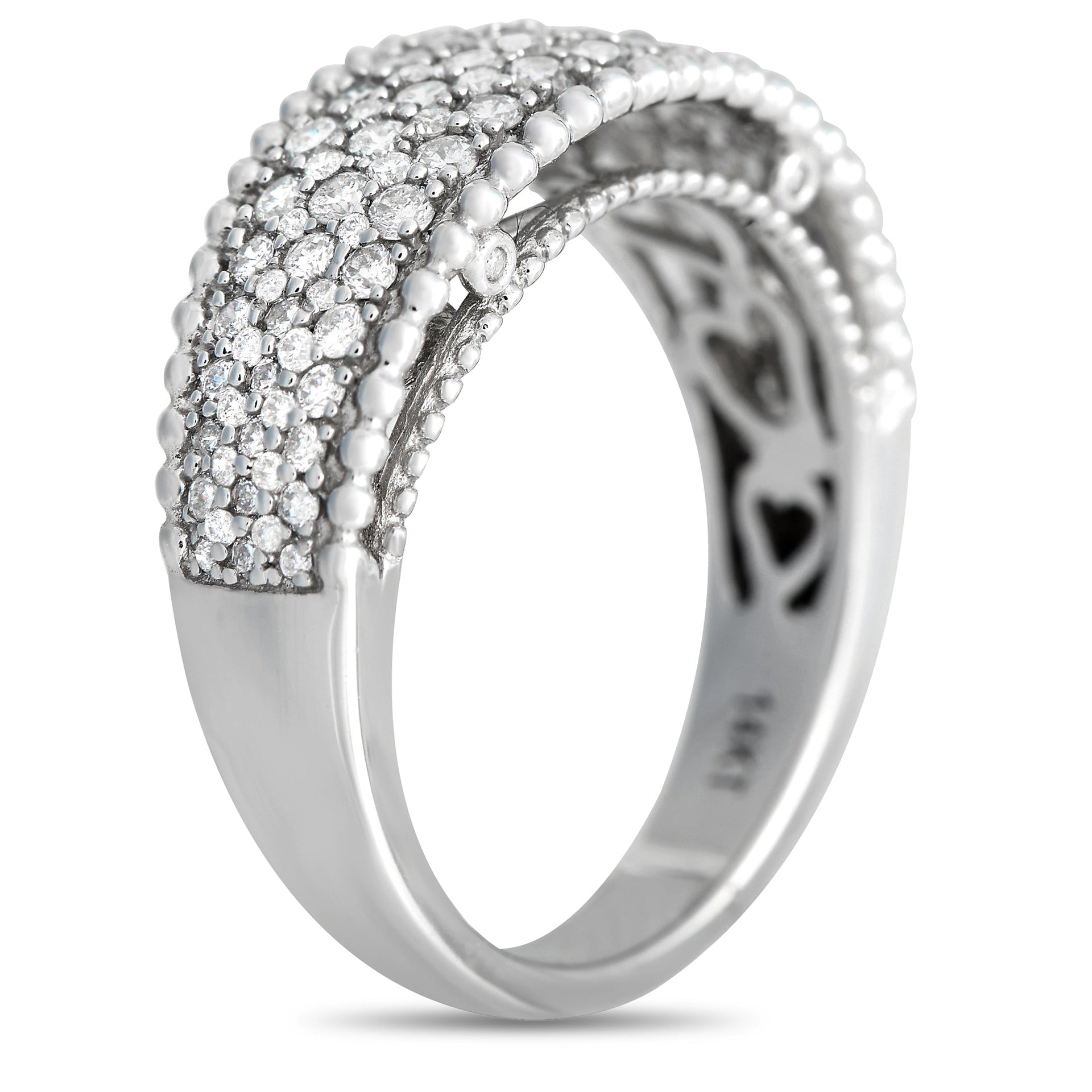 LB Exclusive 14K White Gold 1.0ct Diamond Ring