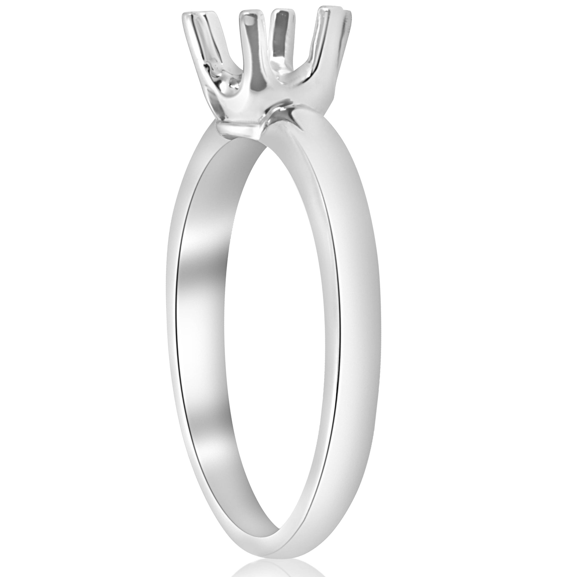 Solitaire Solstice Style Engagement Ring Setting 14K White Gold