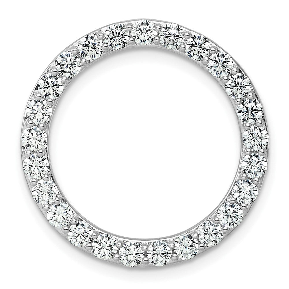 14k White Gold Lab Grown Diamond Pendant (2ct VS G-H)