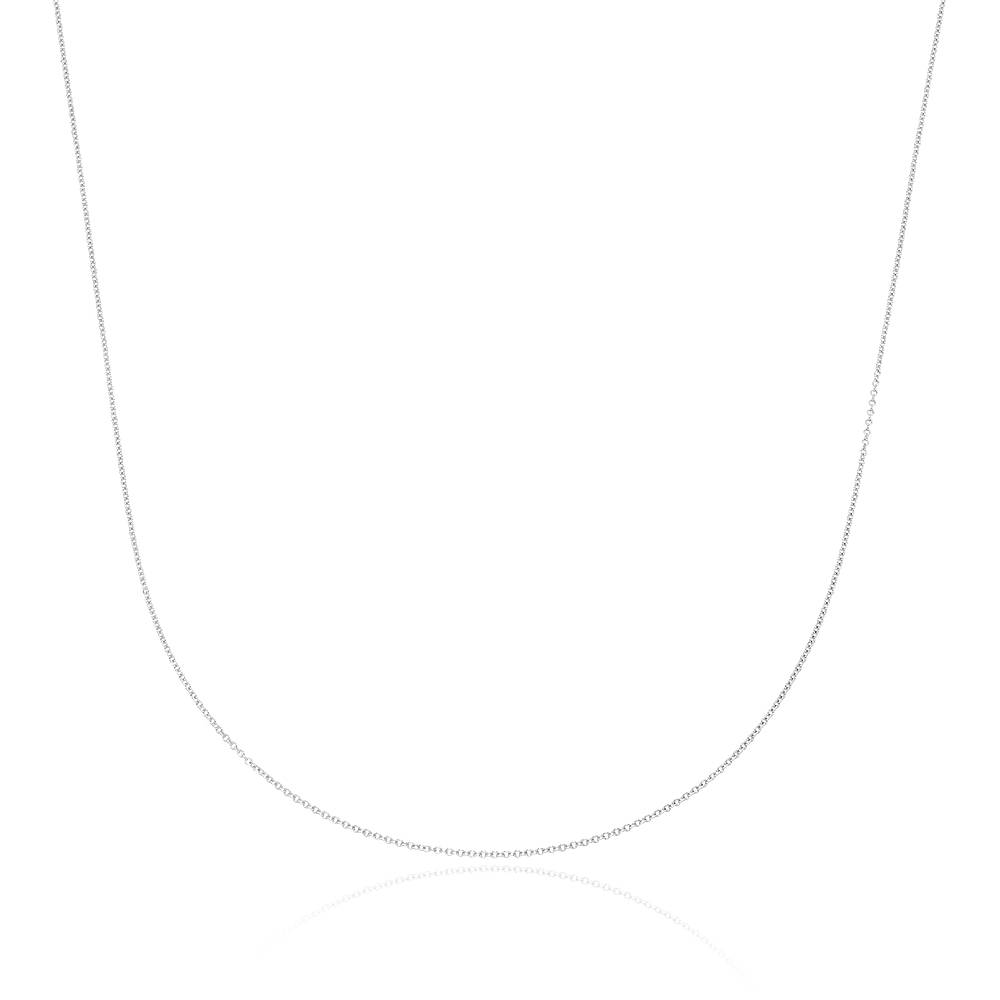 Cable Chain Necklace in Sterling Silver