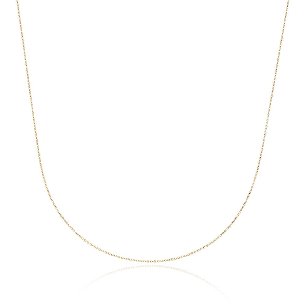 Cable Chain in 10K Solid Yellow Gold