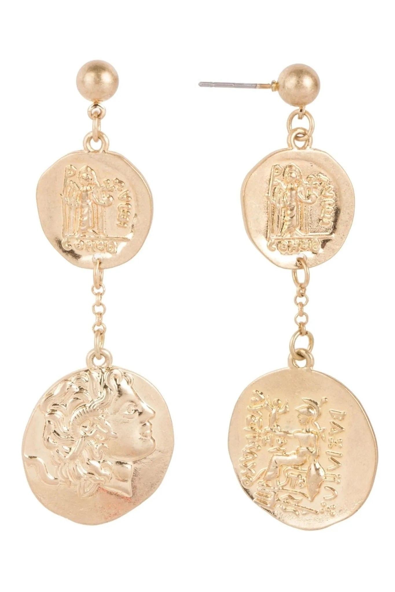 Caesar Drop Earring