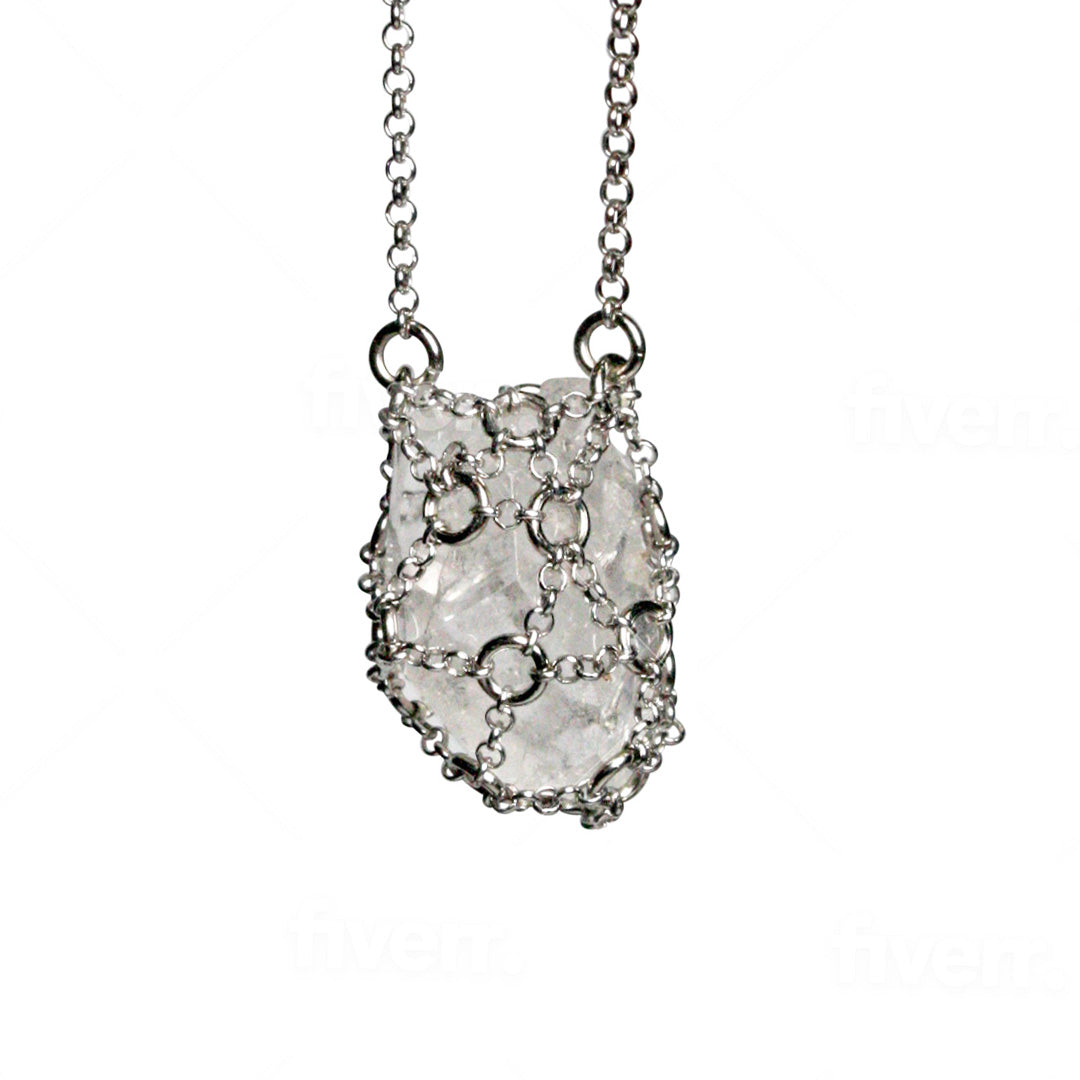 Caged Quartz Necklace I I I
