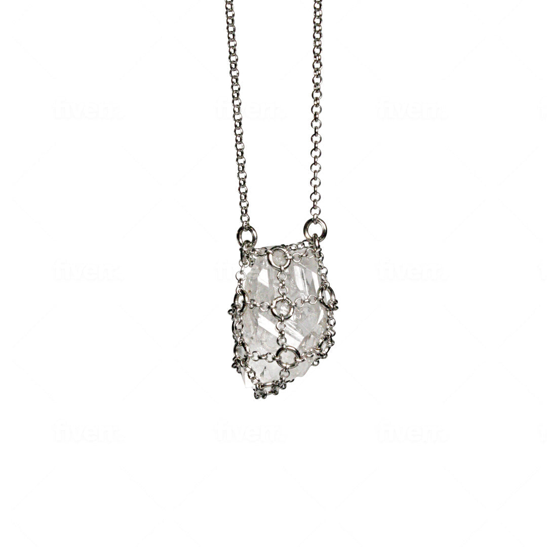 Caged Quartz Necklace I I I