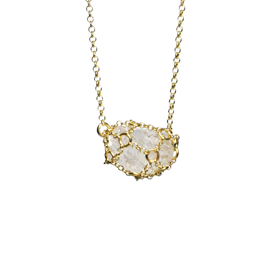 Caged Quartz Necklace I V