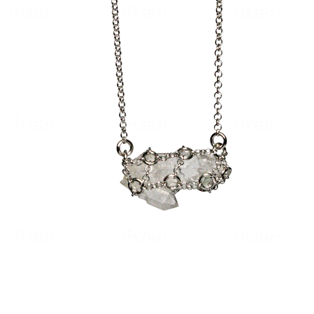 Caged Quartz Necklace I