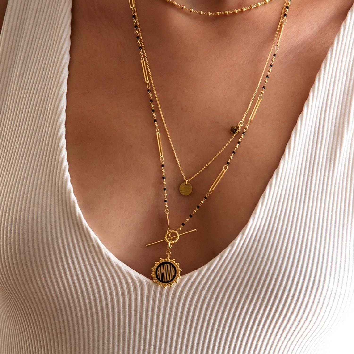 Caligo - Seed Beaded Necklace