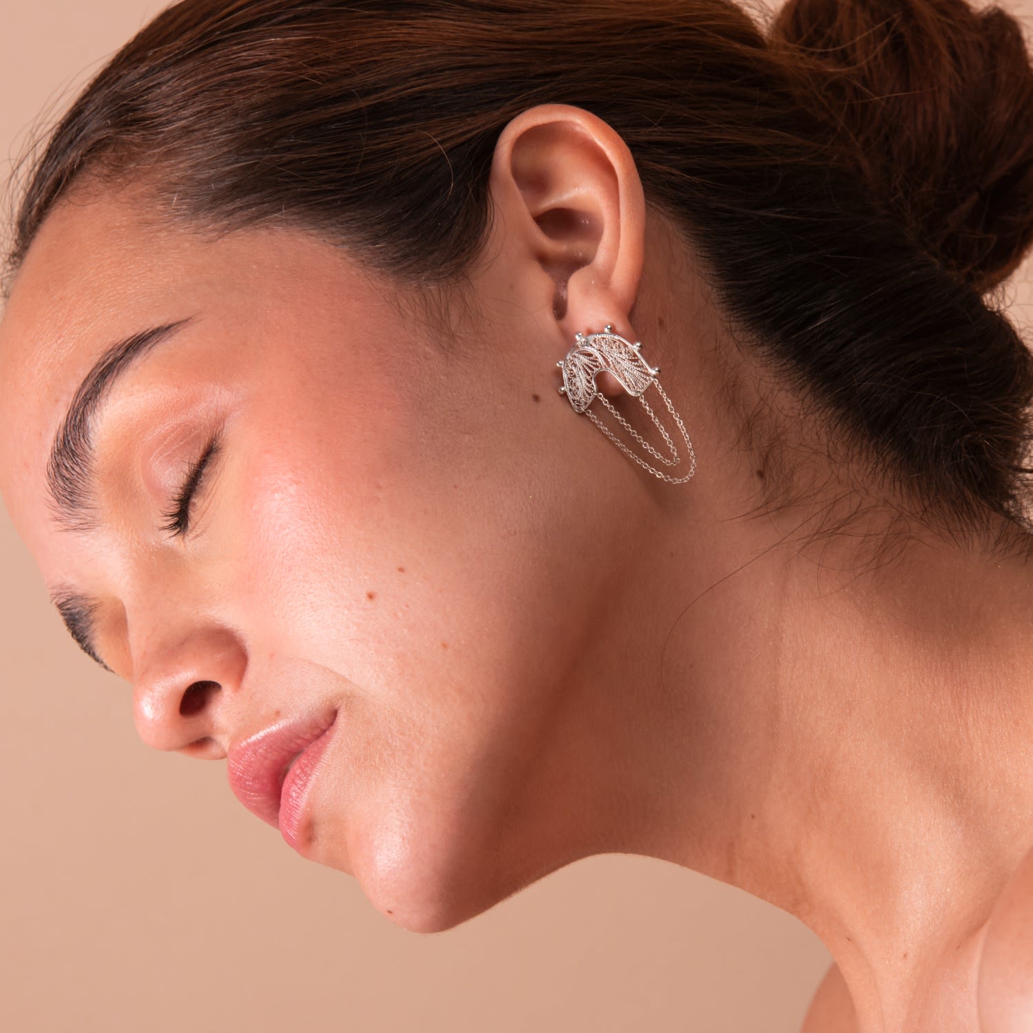 Candelita Alma Silver Earrings