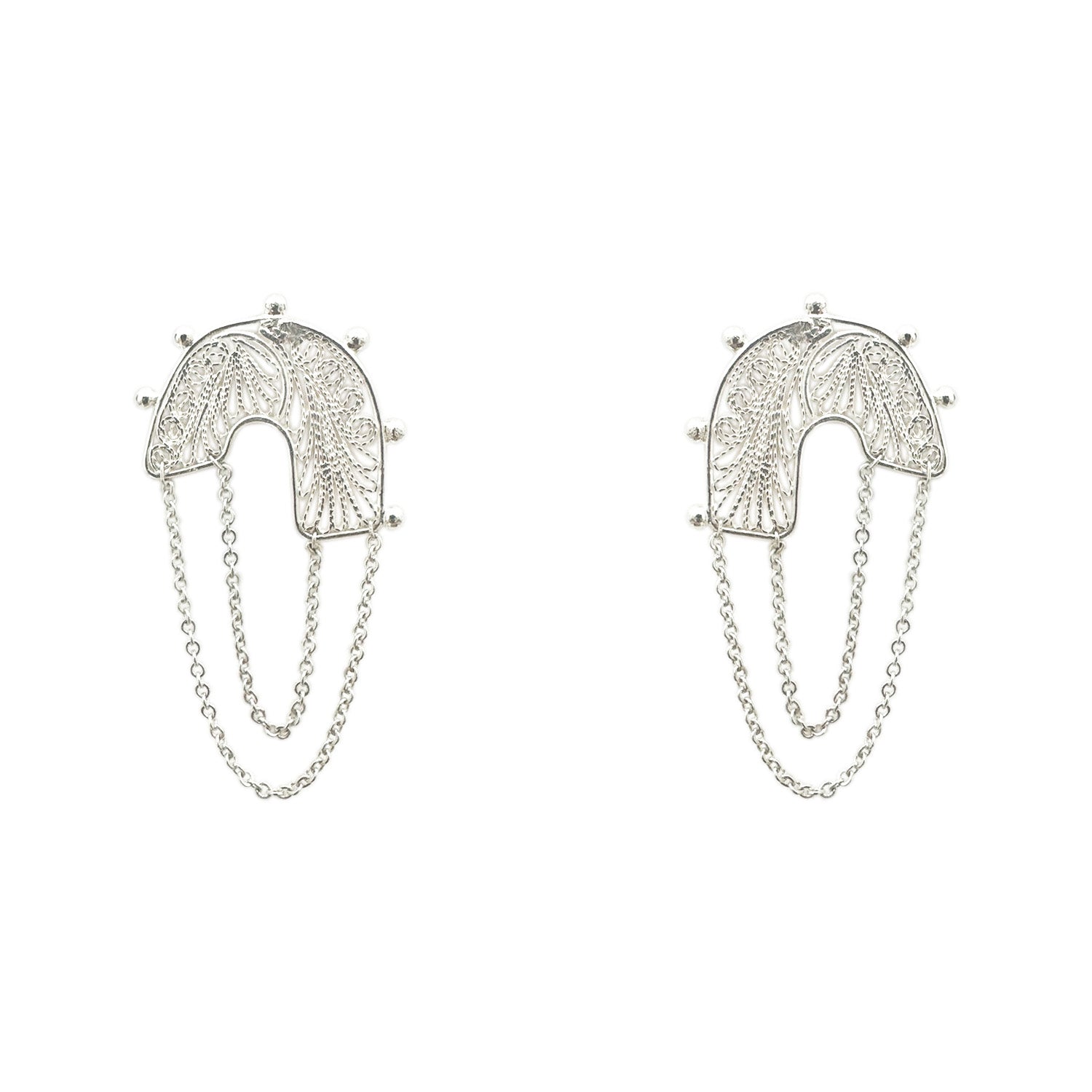 Candelita Alma Silver Earrings