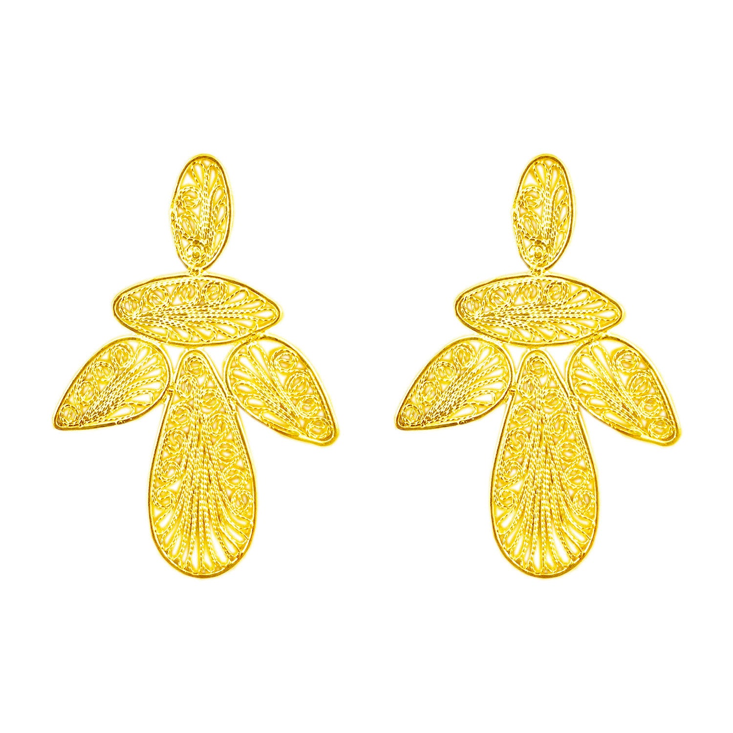 Candelita Golden Angel Earrings