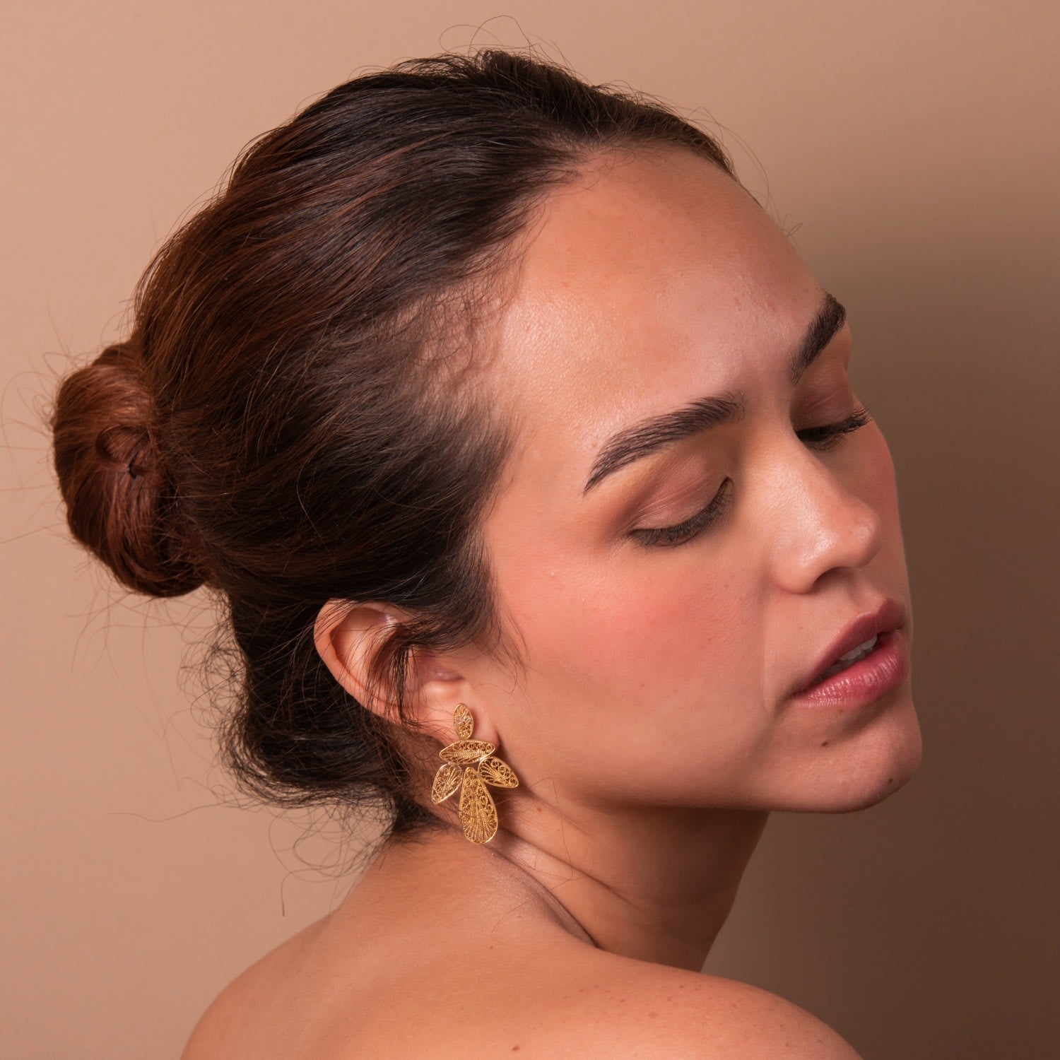 Candelita Silver Angel Earrings