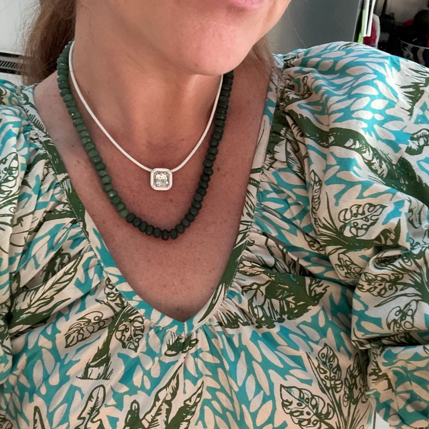 Candy Collar Necklace - White