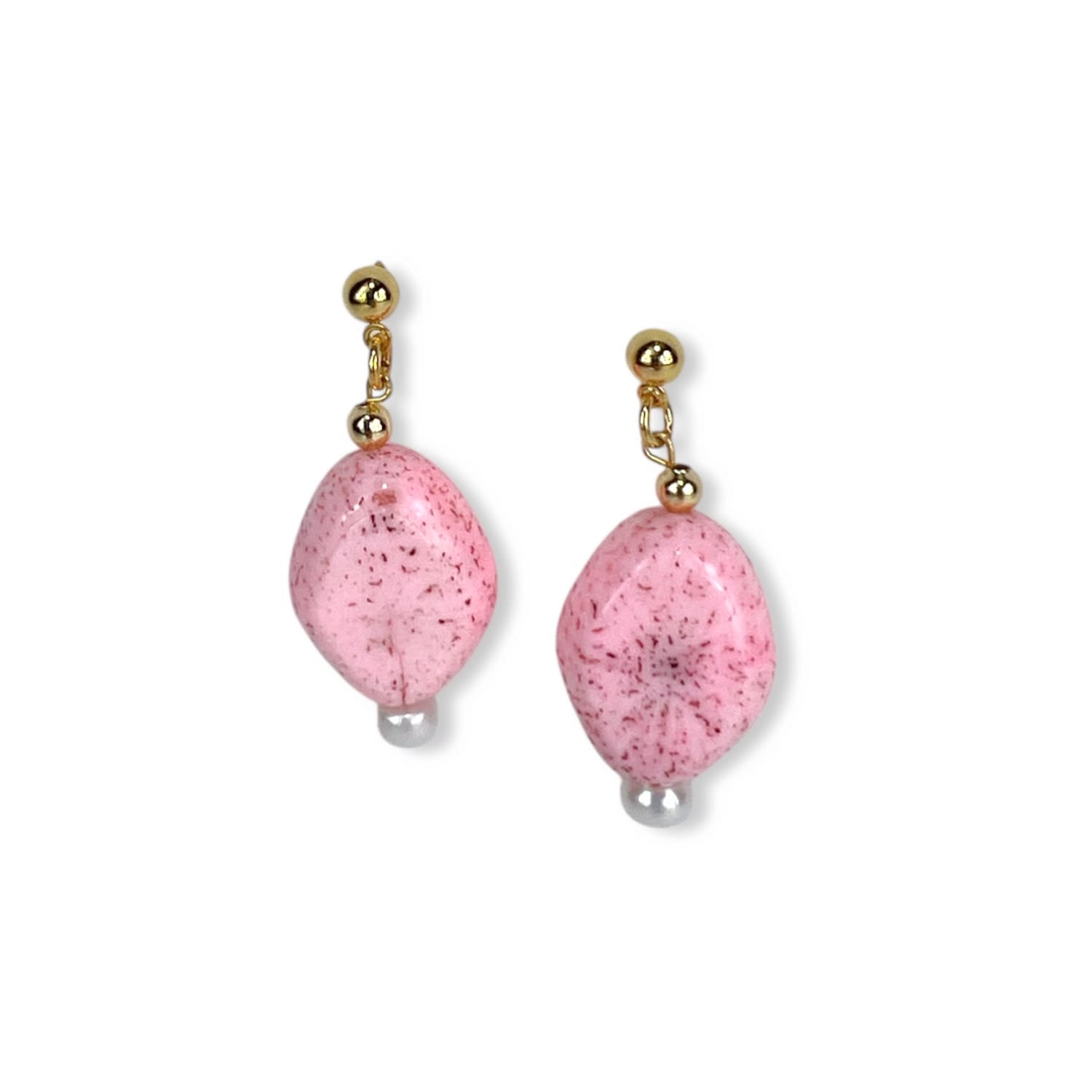 Candy Coral Earring