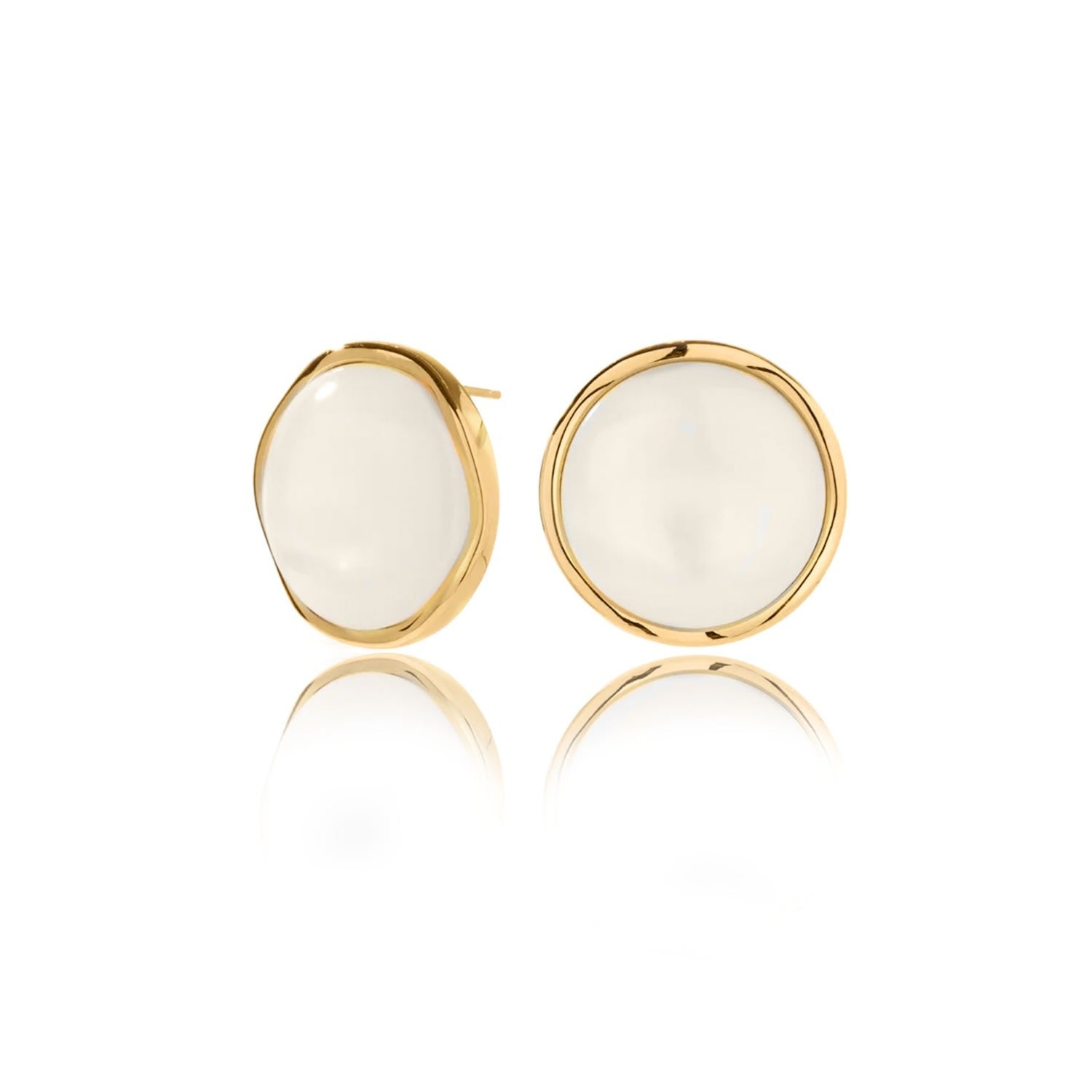 Cara Natural Shell Stud Earrings